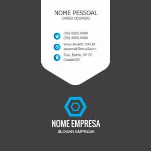 Cartão de Visita Profissional Abstrato para Editar Online
