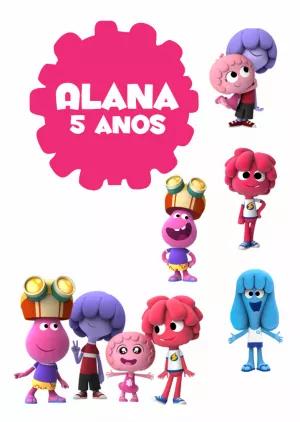 Topo de Bolo Jelly Jamm com Personagens para Editar Online