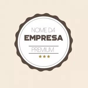 Logo Selo Premium para Empresa para Editar Online