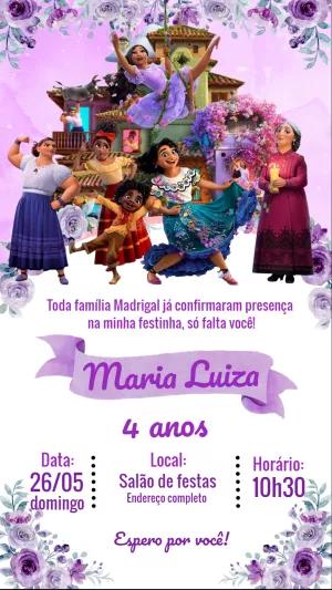 Convite Aniversário Família Madrigal Editável Online