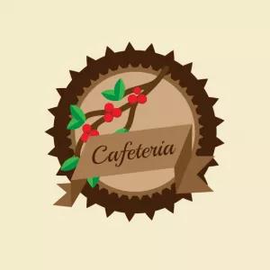 Logo para Cafeteria com Ramo de Café para Editar Online