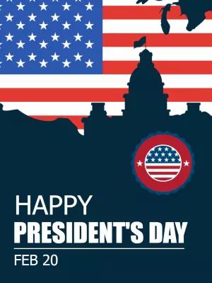 President's Day Patriotic Post Template to Edit Online