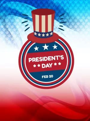 President's Day Patriotic Post Template to Edit Online