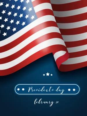 President's Day Social Media Post to Edit Online