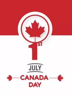 Editable Canada Day Celebration Template to Customize