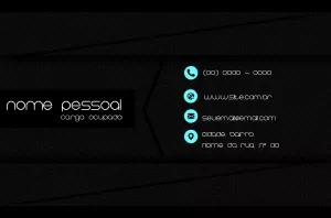 Cartão de Visita Abstrato e Moderno para Editar Online