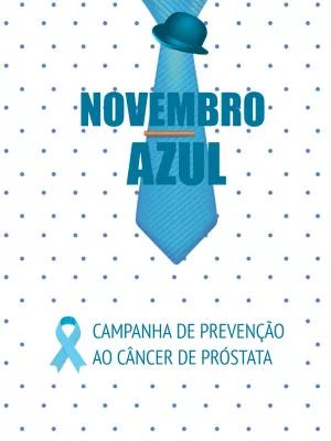 Post Novembro Azul: Arte com Gravata para Editar Online