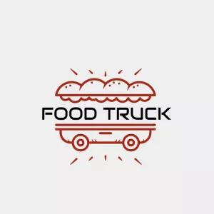 Logo Criativo de Food Truck para Editar Online