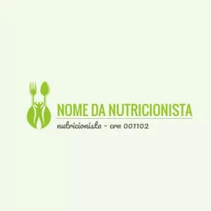Logotipo Editável para Nutricionista para Criar Online