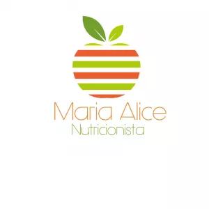 Logo Nutricionista com Maçã para Editar Online