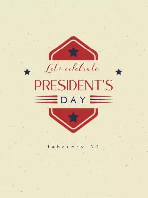 President's Day Patriotic Post Template to Edit Online