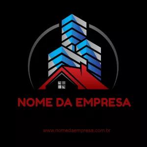 Logo Editável para Imobiliária e Construtora para Editar