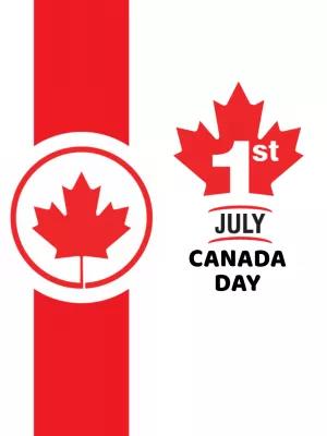 Editable Canada Day Celebration Post to Customize Online