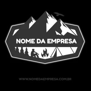 Logotipo Acampamento e Aventura para Editar Online