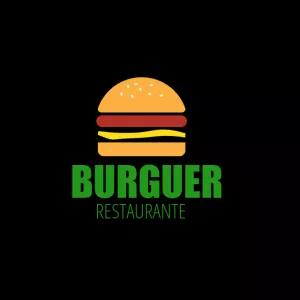 Logo Editável de Hamburgueria para Criar Online