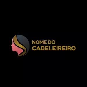 Logo para Cabeleireira com Silhueta de Mulher para Editar