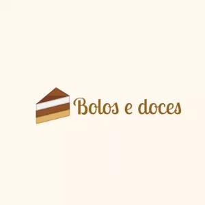 Logo para Doceria com Bolo para Editar e Baixar