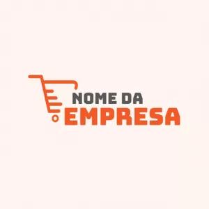 Logo com Carrinho de Compras para Mercado para Editar Online