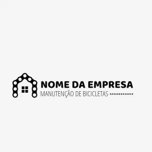 Logo Editável para Oficina de Bicicletas para Personalizar