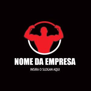 Logo para Academia de Musculação para Editar Online