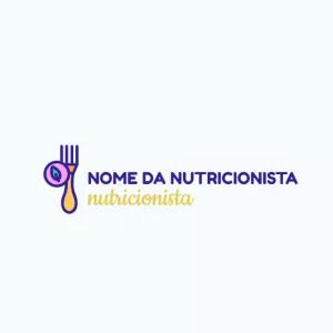 Logotipo Editável para Nutricionista para Criar Online