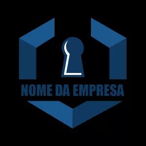 Logo de Segurança com Chave para Editar Online