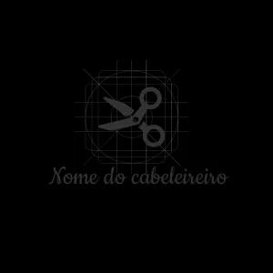 Logo para Cabeleireiro com Tesoura para Editar Online