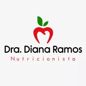 Logo Nutricionista com Maçã Estilizada para Editar Online