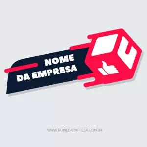 Logo Editável para Empresa de Entregas para Personalizar