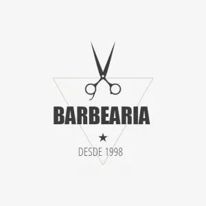 Logo Barbearia Profissional para Editar e Baixar