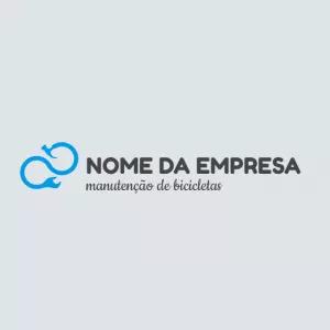 Logo para Oficina de Bicicleta Editável com Ferramentas