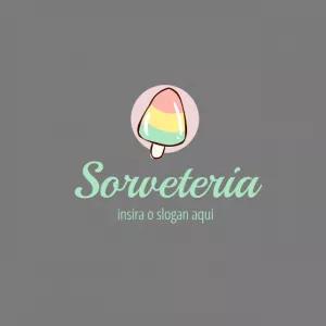 Logo Editável para Sorveteria com Picolé para Criar Online
