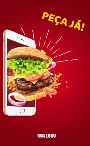 Post Editável para Hamburgueria e Delivery Online