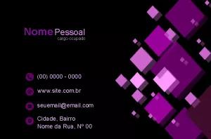 Cartão de Visita Abstrato Moderno para Editar Online