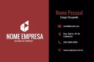 Cartão de Visita Corporativo Abstrato para Editar Online