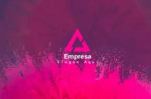 Logo Abstrato e Moderno para Empresa Editável Online