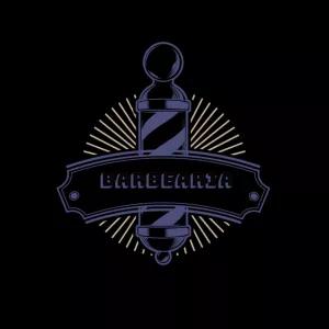 Logo para Barbearia com Polo Vintage para Editar Online