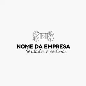 Logo Editável para Costura e Bordado para Personalizar Online