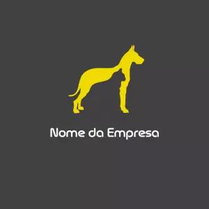 Logo para Pet Shop com Cão e Gato para Editar Online