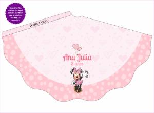 Chapéu Aniversário Minnie Mouse para Editar Online