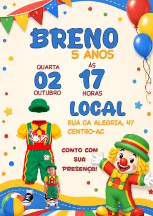 Convite de Aniversário Patatá: Vire o Personagem com Foto IA