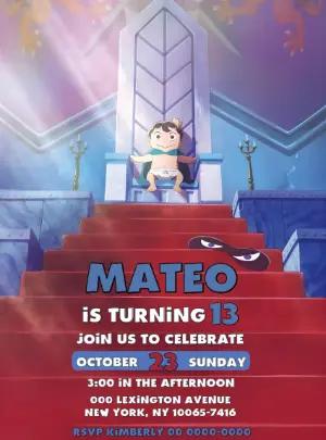 Anime Ousama Ranking Birthday Invitation | Editable Digital Template