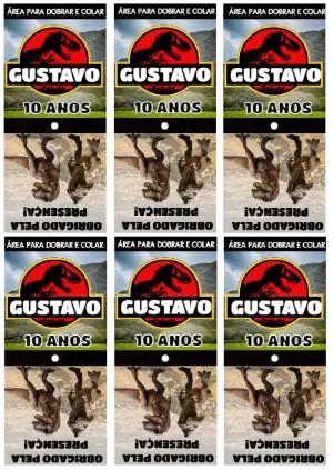 Capa de Pirulito Festa Dinossauros para Editar Online e Imprimir