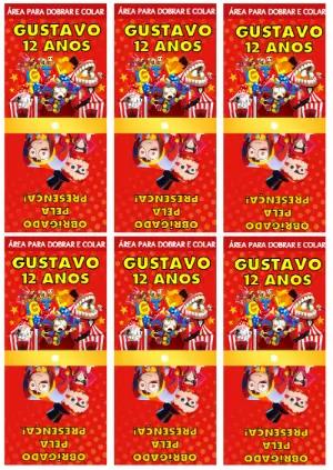 Capa de Pirulito Circo Digital para Editar e Imprimir