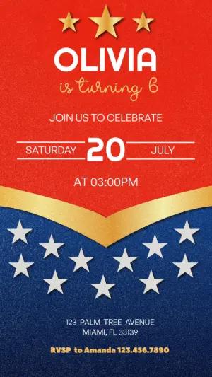 Superhero Girl Birthday Invitation Editable Template