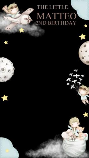 Little Prince Birthday Photo Frame