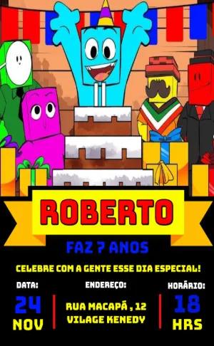 Convite de Aniversário Turma do Problems Kids Editável