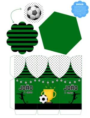 Centro de Mesa Futebol para Aniversário