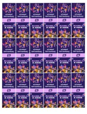 Rótulo Tic Tac Aniversário Guerreiras do Kpop para Editar e Imprimir