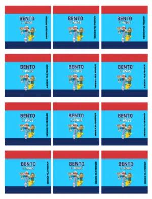 Adesivo para Bala Personalizada Pokémon Editável para Festa Infantil